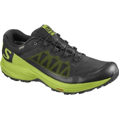 Tenis Para Trail Running Salomon XA ELEVATE GTX Hombre Negros Verdes Oscuro | MX-507NDFV