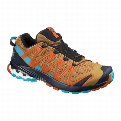 Tenis Para Trail Running Salomon XA PRO 3D V8 Hombre Azul Marino Azules | MX-187MBGD