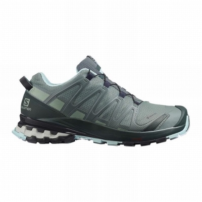 Tenis Para Trail Running Salomon XA PRO 3D V8 GORE-TEX Mujer Verdes | MX-291FSDR