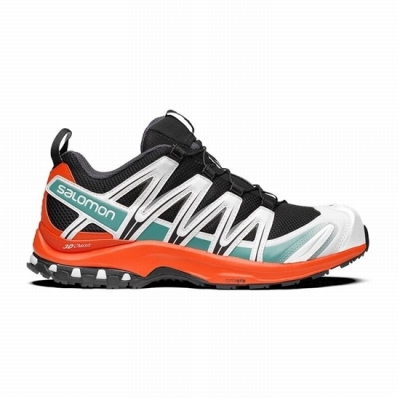 Tenis Para Trail Running Salomon XA PRO 3D Mujer Negros Rojos Naranjas | MX-302ENOT