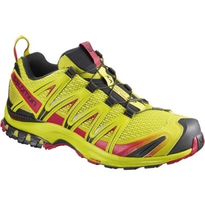 Tenis Para Trail Running Salomon XA PRO 3D Hombre Amarillos | MX-356OQFL