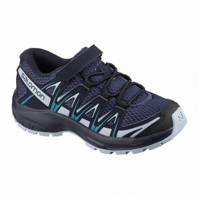 Tenis Para Trail Running Salomon XA PRO 3D K Niños Azules Azules Azules | MX-402OZNK