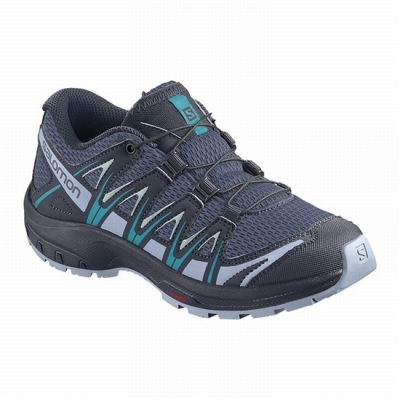 Tenis Para Trail Running Salomon XA PRO 3D J Niños Azules Azules Azules | MX-946OWTH