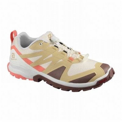 Tenis Para Trail Running Salomon XA ROGG W Mujer Beige Kaki | MX-105HYNK