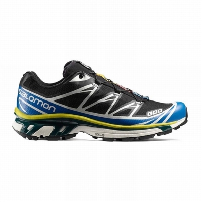 Tenis Para Trail Running Salomon XT-6 Hombre Negros Azules | MX-305ETHO