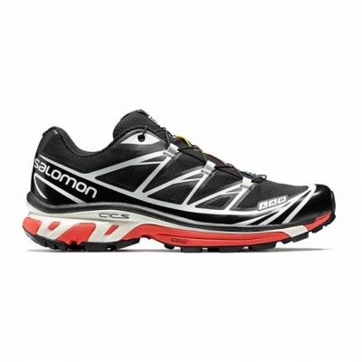 Tenis Para Trail Running Salomon XT-6 Hombre Negros Rojos | MX-406BLOH