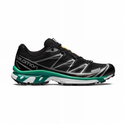 Tenis Para Trail Running Salomon XT-6 Hombre Negros Blancos | MX-912QWIG