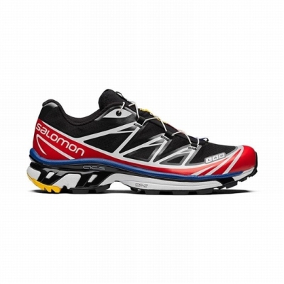 Tenis Para Trail Running Salomon XT-6 RACING Hombre Negros Blancos | MX-829FMPA