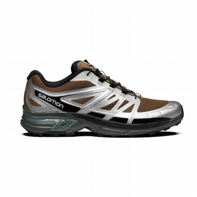 Tenis Para Trail Running Salomon XT-WINGS 2 Hombre Plateados Metal | MX-495DIYA