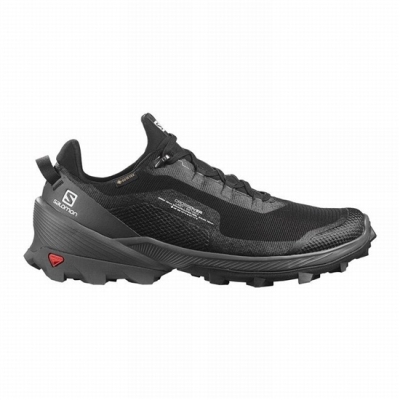 Tenis Senderismo Salomon CROSS OVER GORE-TEX Hombre Negros | MX-462OGHY