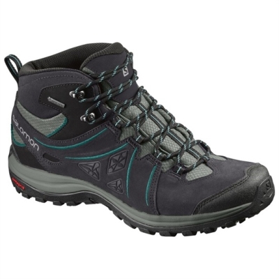 Tenis Senderismo Salomon ELLIPSE 2 MID LTR GTX W Mujer Negros | MX-846PJFX