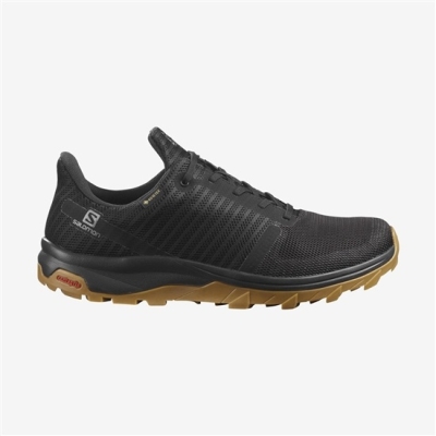 Tenis Senderismo Salomon OUTBOUND PRISM GOR Hombre Negros | MX-583GECA