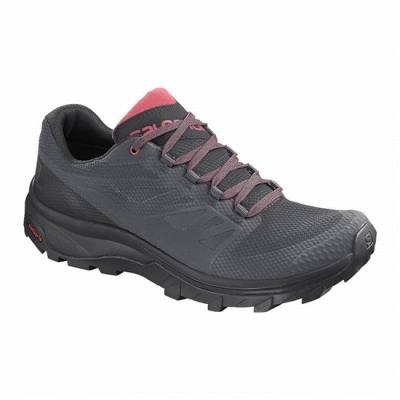 Tenis Senderismo Salomon OUTLINE GORE-TEX Mujer Azules Oscuro Negros | MX-789XUCR