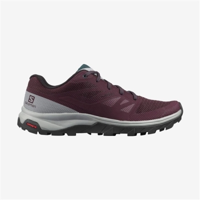 Tenis Senderismo Salomon OUTLINE Mujer Vino | MX-452IJKZ