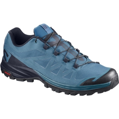 Tenis Senderismo Salomon OUTPATH Hombre Azules Negros | MX-158OCLG