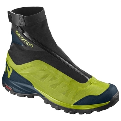 Tenis Senderismo Salomon OUTPATH PRO GTX Hombre Verde Oliva Negros | MX-723SJHZ