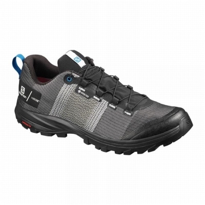 Tenis Senderismo Salomon OUT GTX/PRO Hombre Blancos Negros | MX-078LBHT