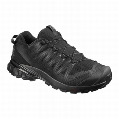 Tenis Senderismo Salomon XA PRO 3D V8 WIDE Hombre Negros | MX-638GDOP