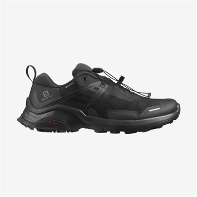 Tenis Senderismo Salomon X RAISE GORE-TEX Hombre Negros | MX-951XTWU