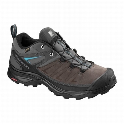 Tenis Senderismo Salomon X ULTRA 3 LTR GTX W Mujer Grises | MX-162LKRW