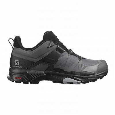 Tenis Senderismo Salomon X ULTRA 4 GORE-TEX Hombre Negros | MX-216NUMK