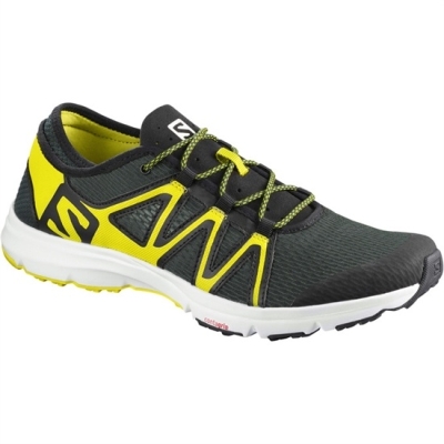 Zapatos de Agua Salomon CROSSAMPHIBIAN SWIFT Hombre Negros Amarillos | MX-390IPCB