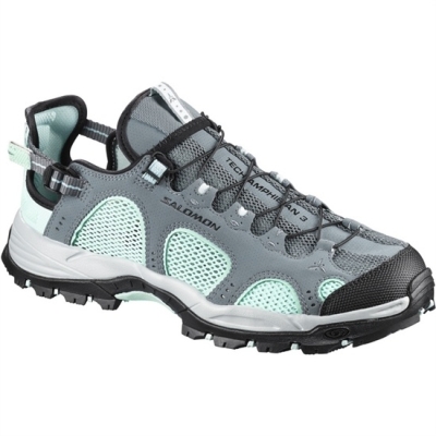 Zapatos de Agua Salomon TECHAMPHIBIAN 3 W Mujer Turquesa Claro Grises | MX-579KTYX